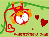No Monkey Business valentines day ecards