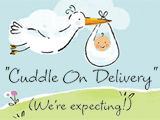 Cuddle On Delivery birth announcement ecards