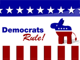 Democrats Rule political ecards