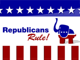 Republicans Rule political ecards