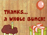 Thanks a Bunch thanks for the ecard ecards