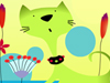 Cat and Mouse  -- Free Cute Interactive Animal, Desktop Wallpapers from American Greetings