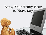 10/12 Teddy Bear to Work Day celebrate the date ecards