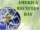 11/15 America Recycles Day celebrate the date ecards