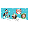 A Fun Christmas 4 x 8 photo card 