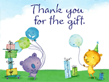 Thank You For the Gift thanks for the gift ecards
