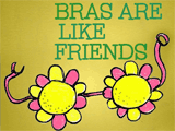 Bra Brouhaha friendship between women ecards