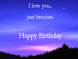 Why I Love You happy birthday ecards