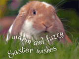 Warm and Fuzzy Wishes easter ecards
