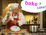 Cake Makin' with Baker Bob (Personalized Name) happy birthday ecards