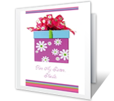 A Wish for My Sister happy birthday printable cards