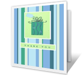 Note of Thanks thanks for the gift printable cards