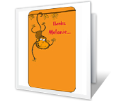 Thanks a Bunch saying thanks printable cards