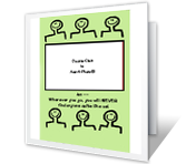 No One Like Us There<br>Add-a-Photo good bye & good luck printable cards