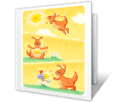 Sending You Sunshine saying hi printable cards