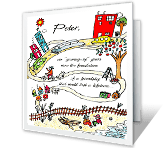 A Lifetime Friendship happy birthday printable cards