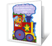 Youre on the Right Track happy birthday printable cards