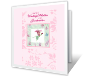 Wonderful Mother and Grandmother happy birthday printable cards