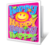 Happy Happy Happy happy birthday printable cards