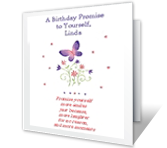 A Birthday Promise happy birthday printable cards