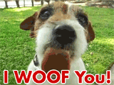 I Woof You pets ecard