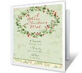 Special Joys<br>of the Season christmas printable cards