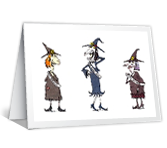 Best Witches halloween printable cards