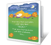 Baby's First Halloween halloween printable cards