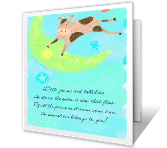 Enjoy Each Beautiful<br>Baby Moment congratulations on baby printable cards