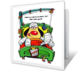 Suffered an Accident get well printable cards