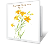 Glad Your Surgery's Over get well printable cards