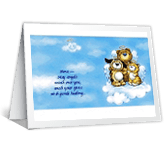 Peace and Comfort get well printable cards