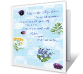 Think Good thoughts get well printable cards