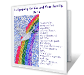 On the Loss<br>of Your Husband sympathy printable cards
