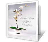 To Comfort You in the<br>Loss of Your Daughter sympathy printable cards