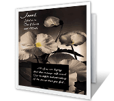 We're Thinking of You sympathy printable cards