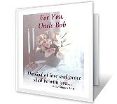 God Offers Comfort sympathy printable cards