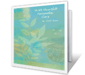 Heartfelt Sympathy sympathy printable cards