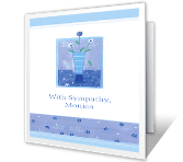 A Wish for Comfort sympathy printable cards