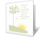 God's Love sympathy printable cards
