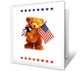 Miss You 4th of july printable cards