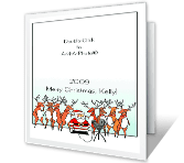 HO-Whole Family!<br>Add-a-Photo christmas printable cards