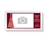 Warmest Wishes 4 x 8 Photo Card