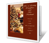 Daughter & Her Husband christmas printable cards
