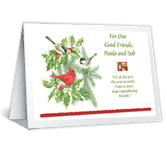 Remembering Friends christmas printable cards