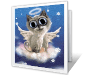 Purr-fect Christmas christmas printable cards