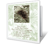 Thinking of Grandson christmas printable cards