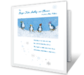 To Family <br> Across the Miles christmas printable cards