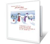 You're a Special Couple christmas printable cards