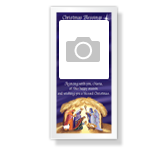 Christmas Blessings <br> 4 x 8 Photo Card christmas printable cards